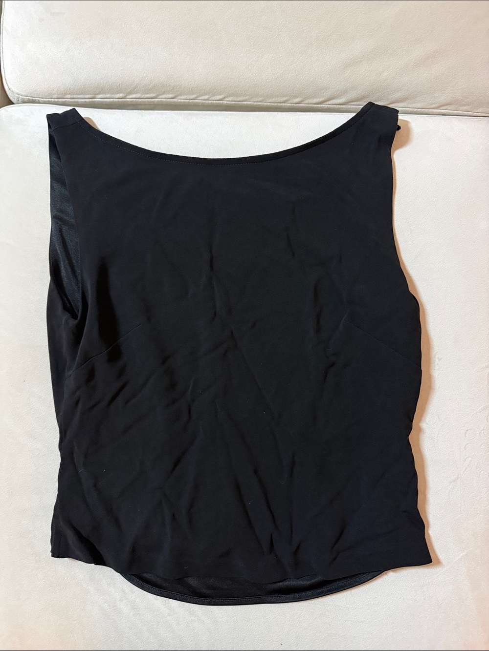 Black low back Tank Top — Women